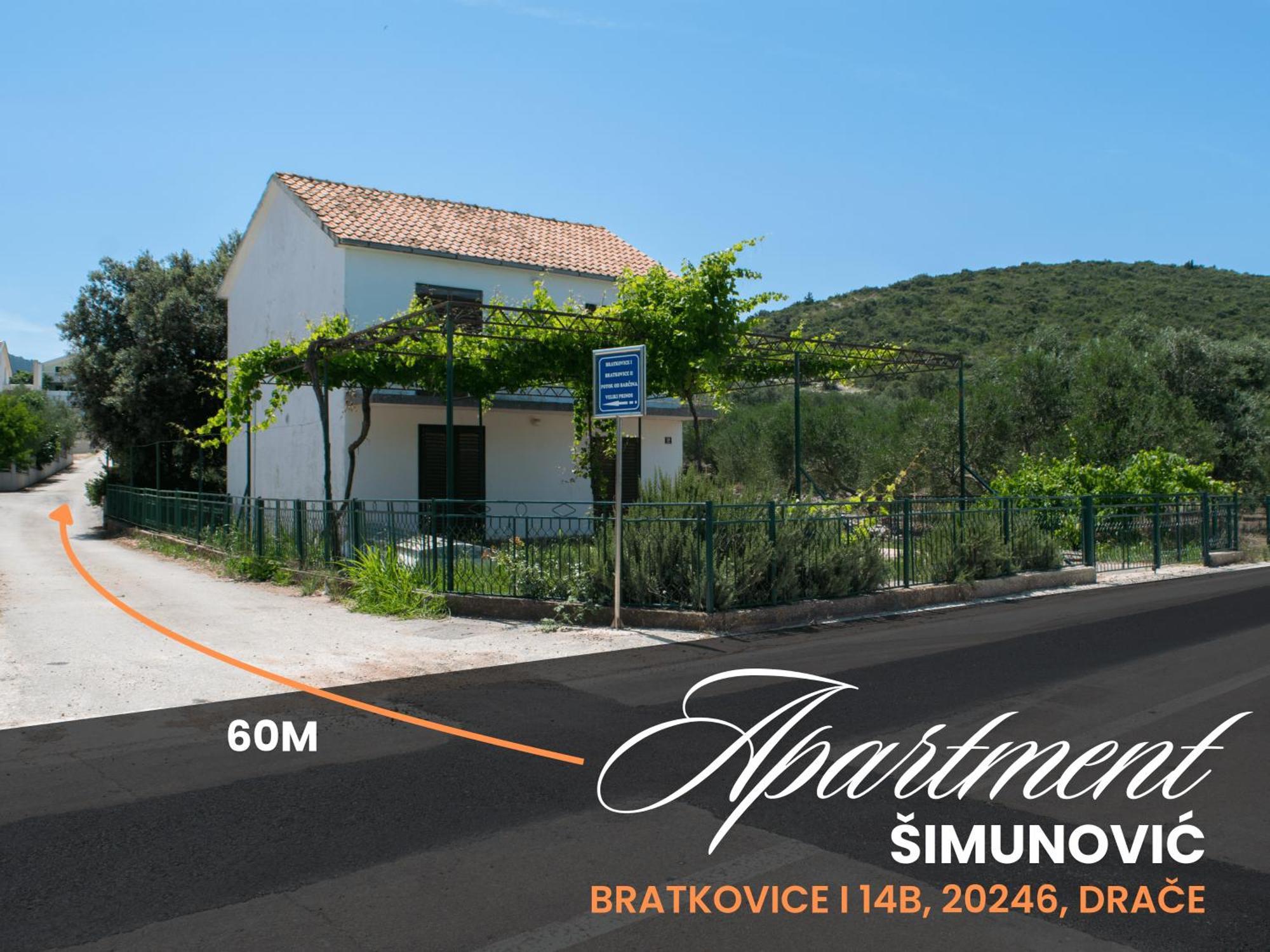 Drače Apartment Simunovic מראה חיצוני תמונה