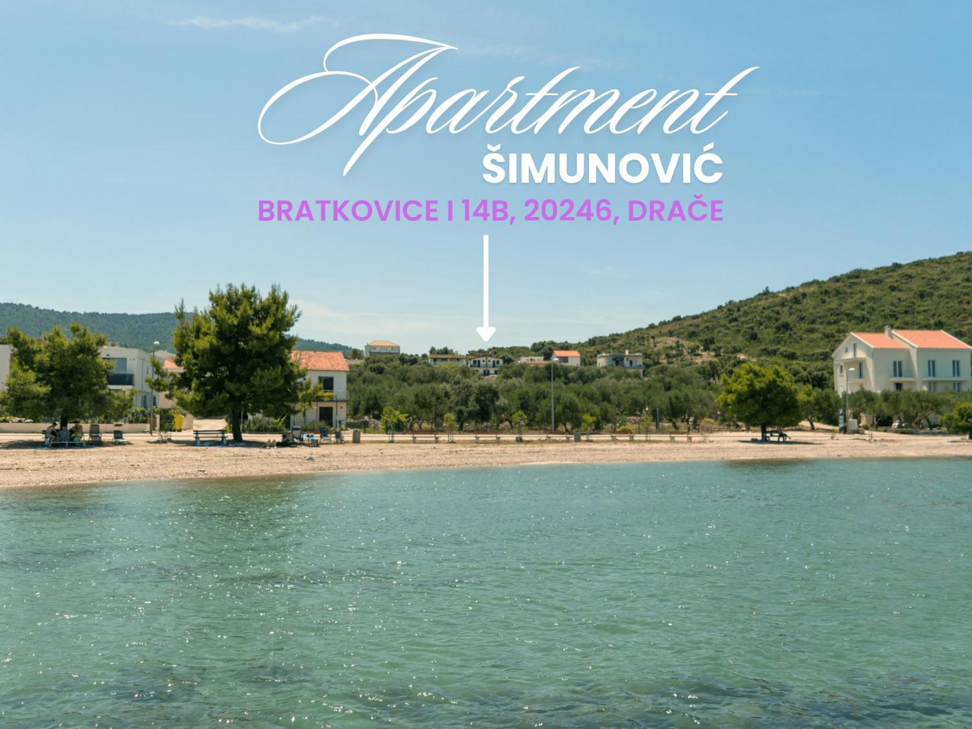 Drače Apartment Simunovic מראה חיצוני תמונה